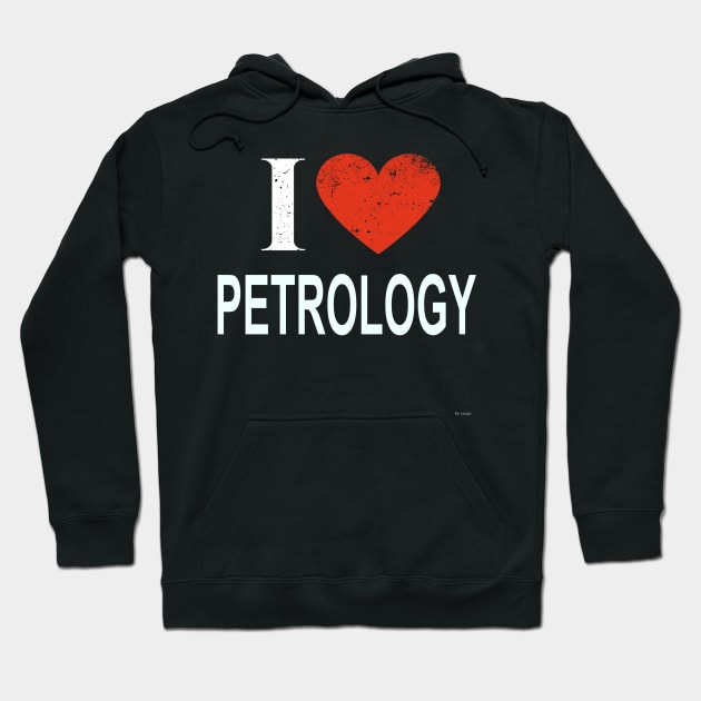 I Love Petrology - Gift for Petrologist in the field of Petrology Hoodie by giftideas